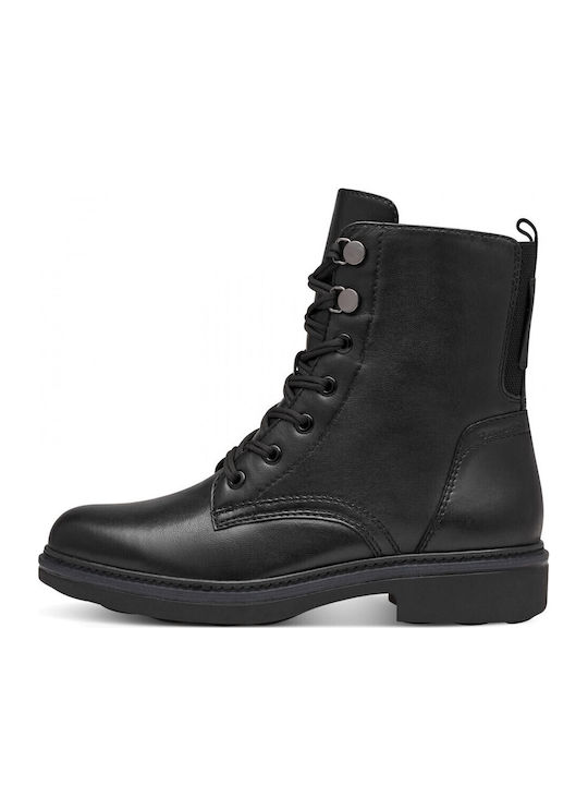 Tamaris Leather Women's Ankle Boots Black
