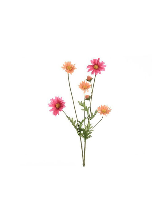 Dekorative künstliche Blume Gänseblümchen Fuchsie 65cm Jardi