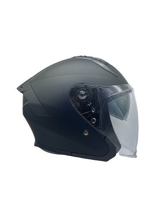 Faseed 620 Jet with Sun Visor ECE 22.06 Black Checkmate
