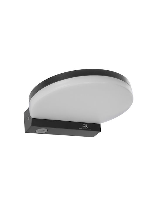 Maclean Energy Wall-Mounted Outdoor Light LED IP65 15W with Natural White Light