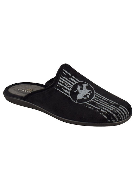 Yfantidis Men's Slipper Black