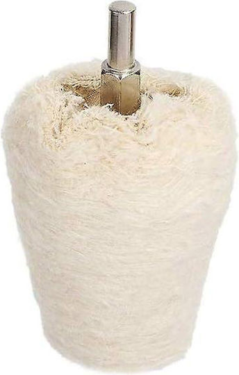 Maestro 16657-50 Cotton Conical Polishing Cylinder Drill Shaft 6mm 50mm X 50mm