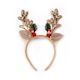 Rudolph Christmas Headband Gold