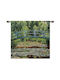 Signare Υφαντό Ταπισερί Τοίχου 68x73cm – Claude Monet Japanese Bridge