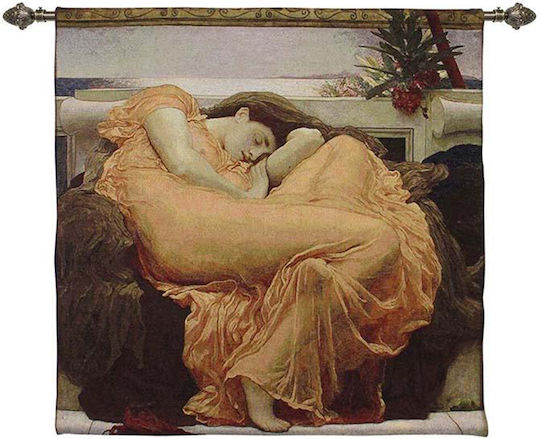 Signare Wandteppich Wandbehang 100x100cm – Flaming June