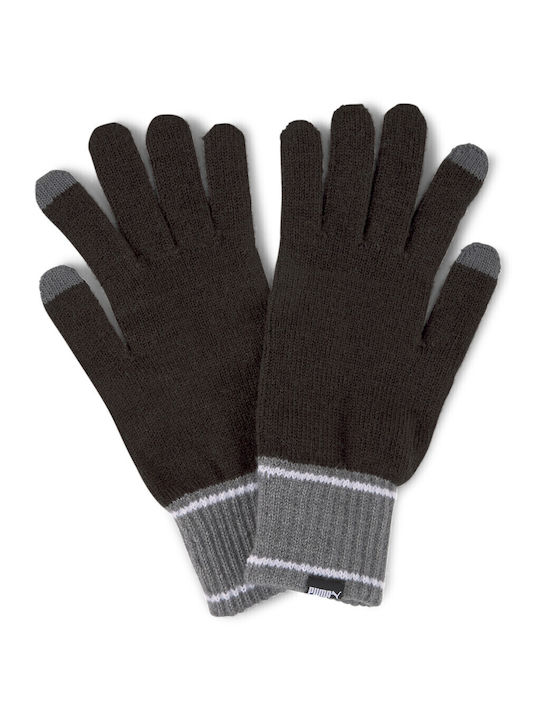 Puma Unisex Knitted Gloves Black