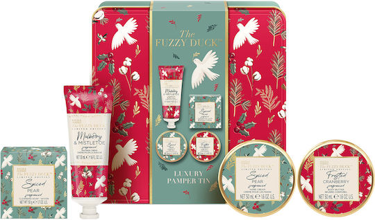 Baylis & Harding The Fuzzy Duck Winter Wonderland Pamper Tin Skin Care Set for Moisturizing & Body Cleaning