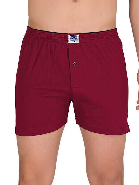 Berrak Men's Boxer Bordeaux