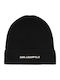 Beanie Masculin Căciulă Tricotat în culoarea Negru