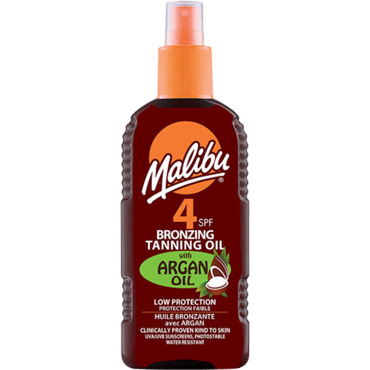 Malibu Bronzing Ulei Antitarian Waterproof SPF4 200ml