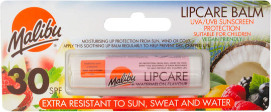Malibu Lip Care Watermelon Flavor Lip Balm Spf30