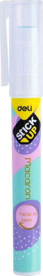 Deli Glue Stick Macaron Glue Stick Lime Green for Crafts 2.6gr Blue