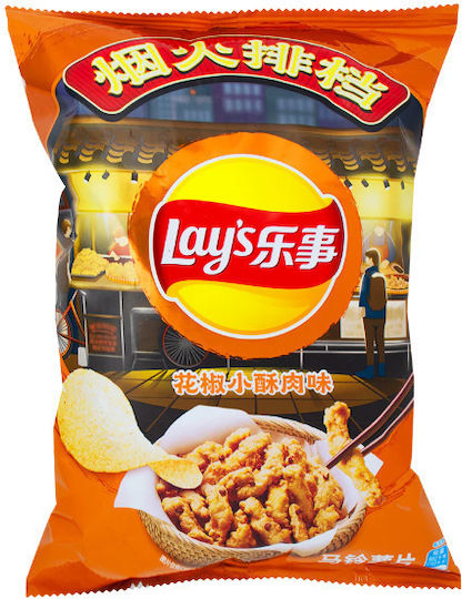Lay's Chips Pepper Fried Pork Sichuan 70g