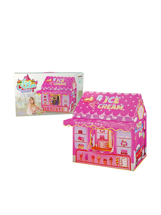 Lean Toys Cort pentru Copii Casa mică Ecru