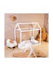 Childhome Set Copertă de Pătuț cu Față de Pernă Albă 100x140cm.