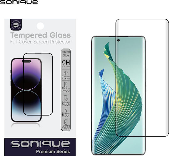 Curvy Glass Sonique Premium Series Hd Full Cover 9h Honor Magic5 Lite 5g Μαύρο