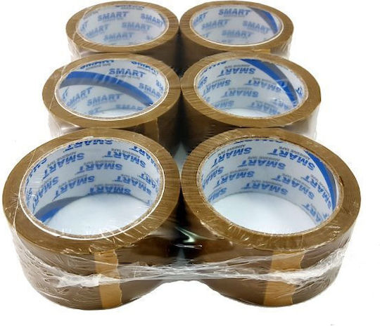 PP-Klebeband Acrylatkleber Größe 48 x 45y Farbe Braun Packung 6