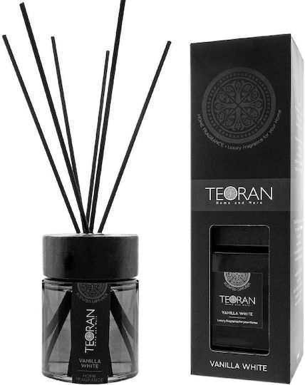 Raumduft Stäbchen Vanille Weiß Rund 150ml – Rund 150ml Teoran