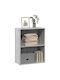 Bookcase Grey Sonoma 60x30x77cm