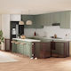 vidaXL Holz Hundeteiler mit 6 Paneelen 480x90cm...