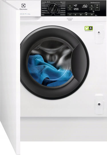 Electrolux Εντοιχιζόμενο Πλυντήριο Ρούχων 8kg 1400 Στροφών EW8F348SCI