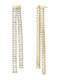 Michael Kors Earrings made of Silver Gold Plated with Stones & Pearls