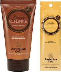 Australian Gold Bronze Sunshine + Golden Pouch