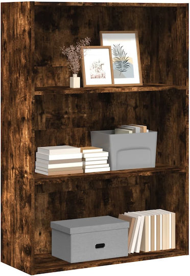 Bücherschrank Rauchige Eiche 80x30x114cm