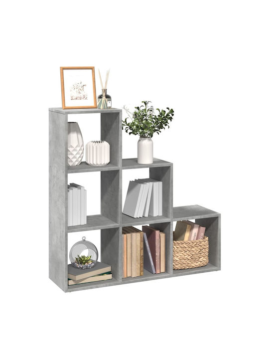 Bookcase Grey 99x29x99cm