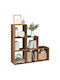 Bookcase Coffee 99x29x99cm