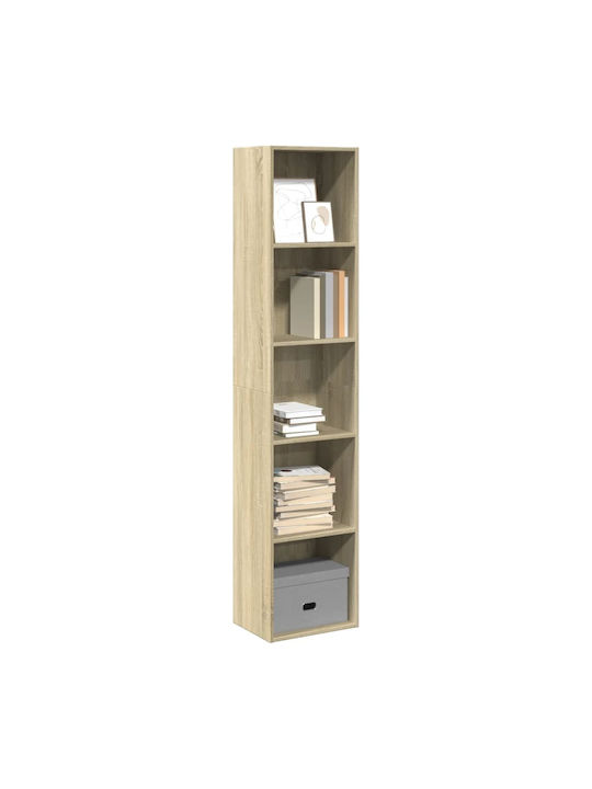 Bookcase Sonoma Oak 40x30x189cm