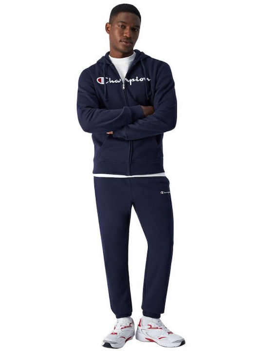 Champion Sweatshirt with Hood Navy Blue