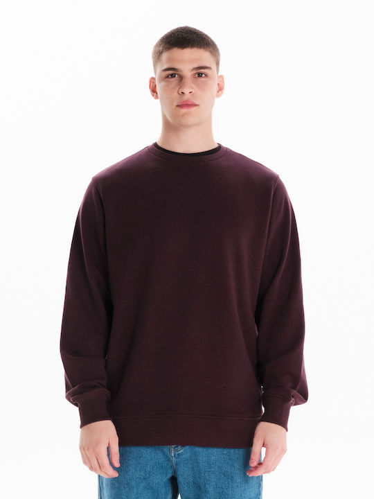 Sweatshirt Burgundisch