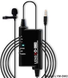 LensGo LYM-DM2 Wired Microphone Lavalier Clip On
