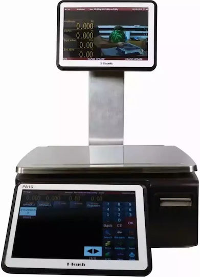 T-Scale Pa 10b Einzelhandelswaage mit einer Wiegekapazität von 30kg und einer Unterteilung von 10gr