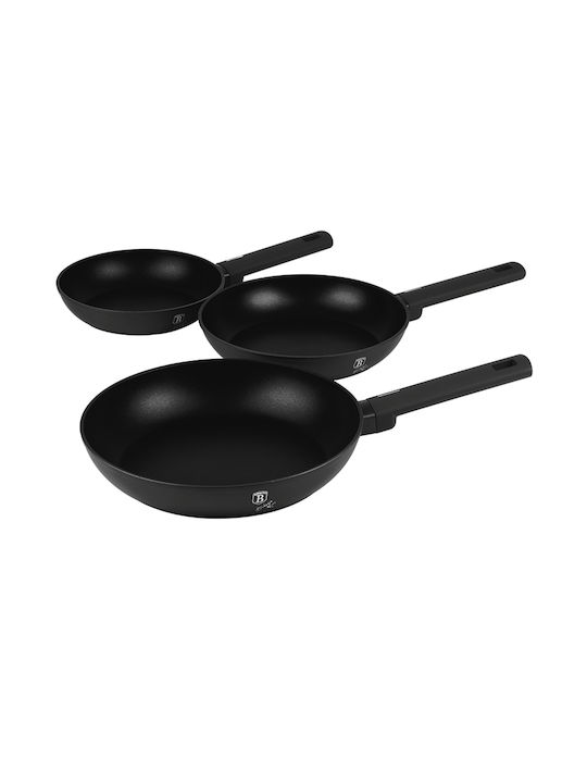 Berlinger Haus Σετ Τηγάνια Matte Black με Αντικ...