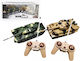 Two Remote Control Fighting Tanks R C