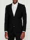 Arti232x Men's Suit Jacket Slim Fit Black