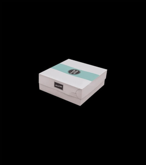 Pastry Box Z10 Metalised PET Coating 21.8x21.6xh8cm 1kg Pack "Sweet Life" Tefaco 007420