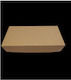 Kraft Grill House Box Skewer Portion B9 Metalised Pet Coating 27x13xh5.5cm 1kg Pack Tefaco 007925