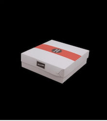 Κουτί Ζαχαροπλαστικής Ζ15 Επίστρωση Metalised Pet 25x25xh8cm Πακέτο 1kg " Sweet Life " Tefaco 007437