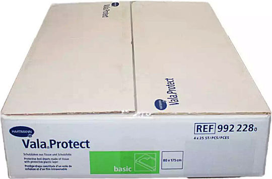 Vala Protect Basic Προστατευτικά Απορροφητικά Σεντόνια Μίας Χρήσης 80x175cm 100 Τεμάχια 9922280