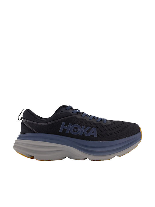 Hoka Bondi 8 1123202 BCKRN Running Black Iron Ore Skroutz.gr
