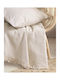 Rythmos Only Ριχτάρι Τετραθέσιου Καναπέ Ζακάρ 180x330εκ. Εκρού 117-184-2701