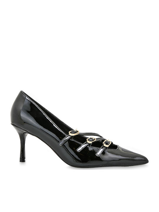 Pumps mit mittelhohem Absatz Schwarz