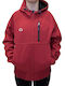 Jacke Bomber Wasserdicht und Winddicht Berry