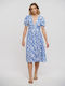 Maxi Dress Blue/White
