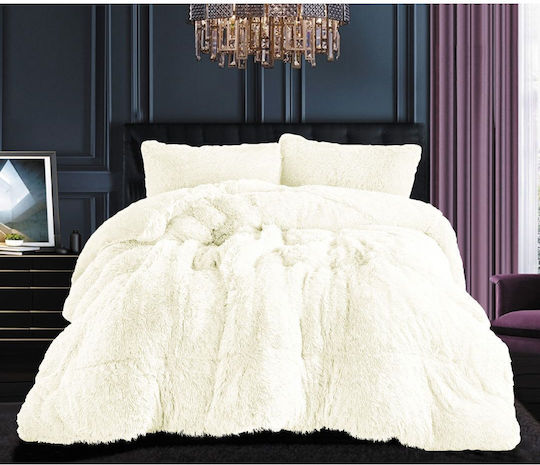Silk Fashion Κουβερτοπάπλωμα Υπέρδιπλο 220x240εκ. Ivory 350 GSM