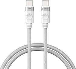 Orico USB 2.0 USB-C male - USB-C 60W 1m (CDX-60CC-WH-BP-IP) Orico USB 2.0 USB-C male - USB-C 60W 1m (CDX-60CC-WH-BP-IP)