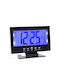 8082 Tabletop Digital Clock Black 6945647980824B